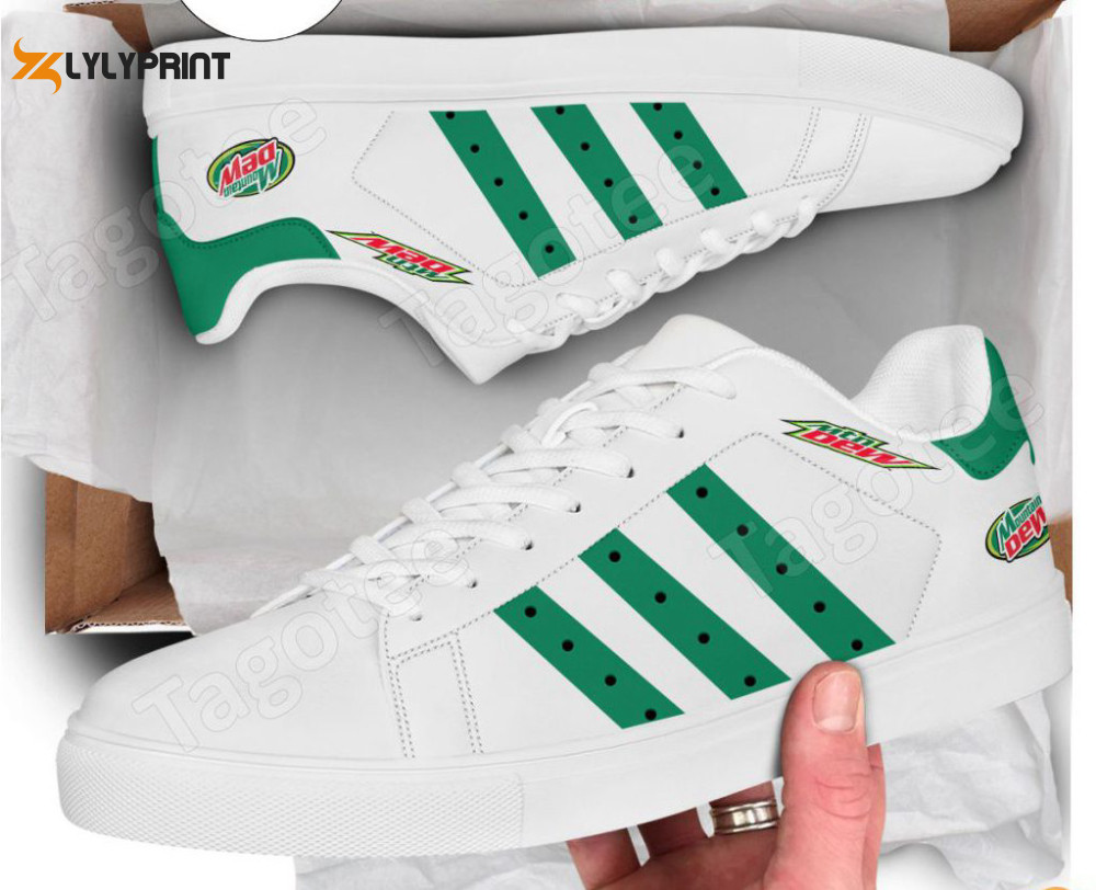 Mountain Dew Skate Shoes For Men Women Fans Gift  ST0801