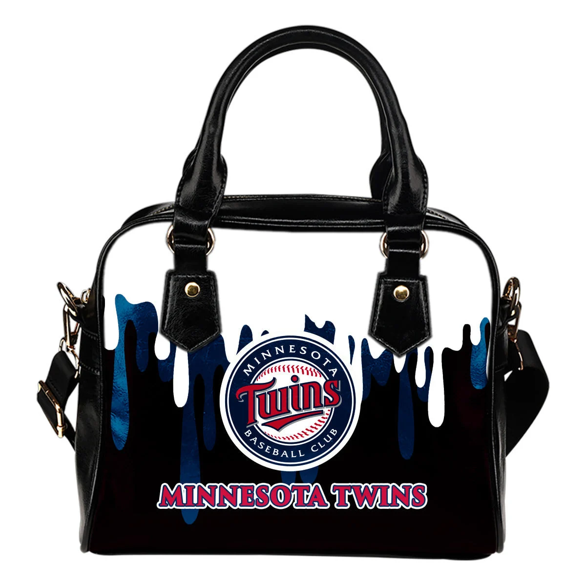 Color Leak Down Colorful Minnesota Twins Shoulder Handbags Sb0801