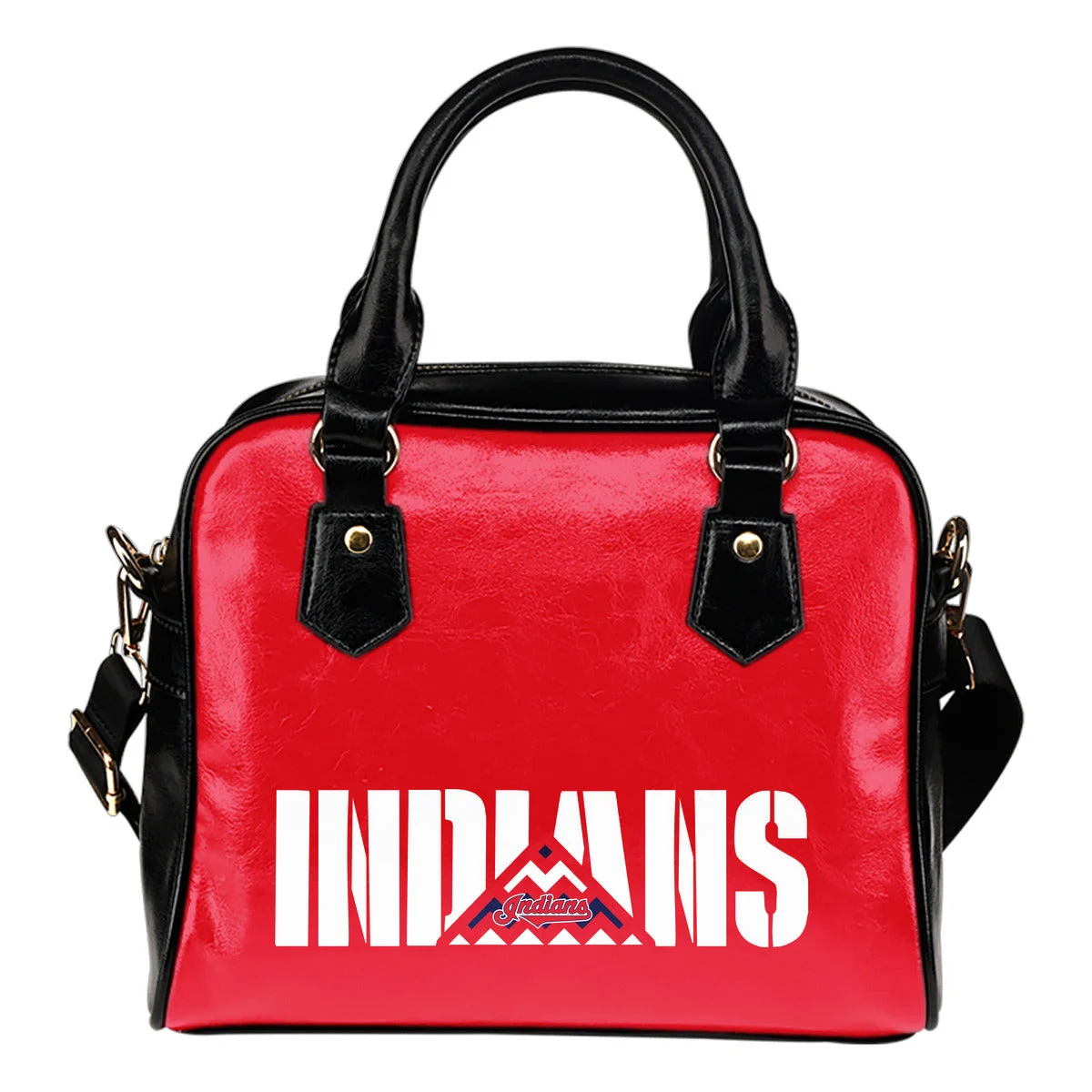 Cleveland Indians Mass Triangle Shoulder Handbags Sb0801