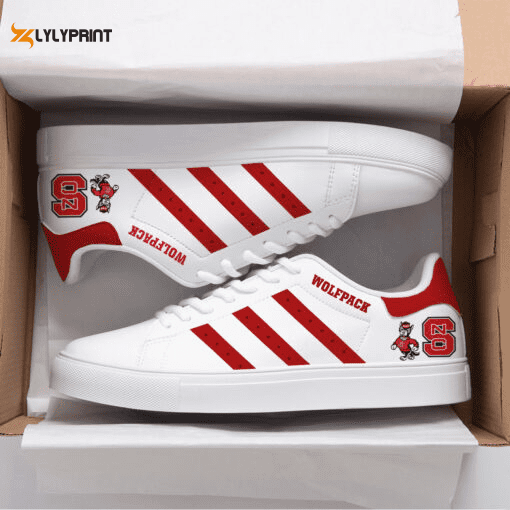 NC State Wolfpack Skate Shoes For Men Women Fans Gift b , Trendy Style Sneakers ST0801