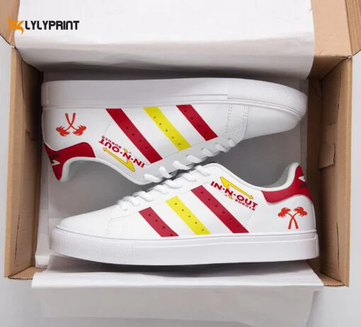 In-n-Out Skate Shoes For Men Women Fans Gift d1 , Trendy Style Sneakers ST0801