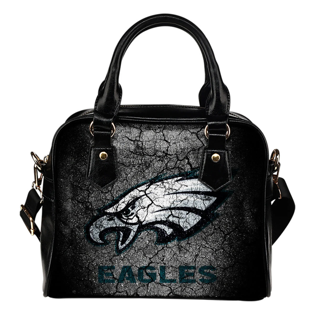 Wall Break Philadelphia Eagles Shoulder Handbags Women Purse Sb0801
