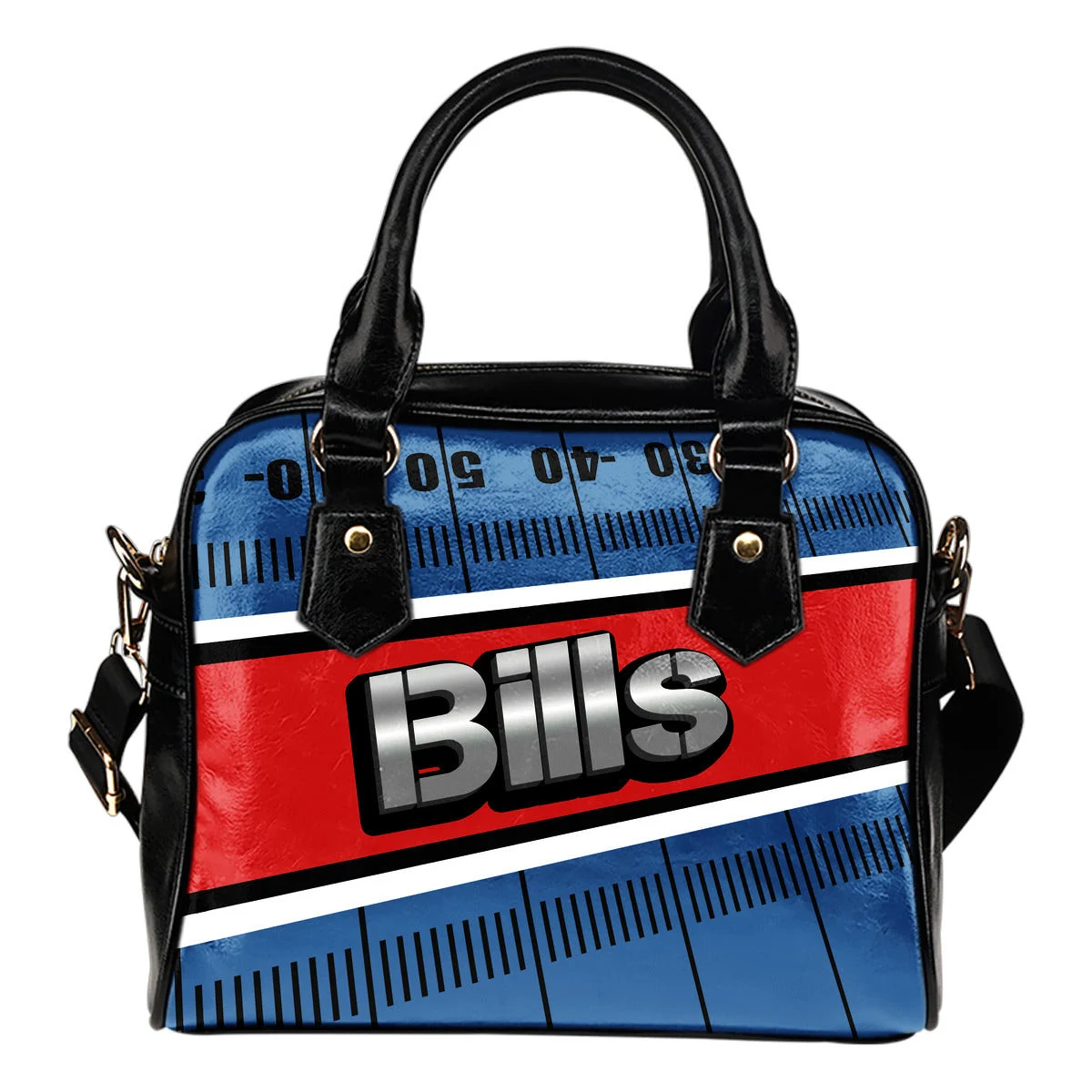Buffalo Bills Silver Name Colorful Shoulder Handbags Sb0801