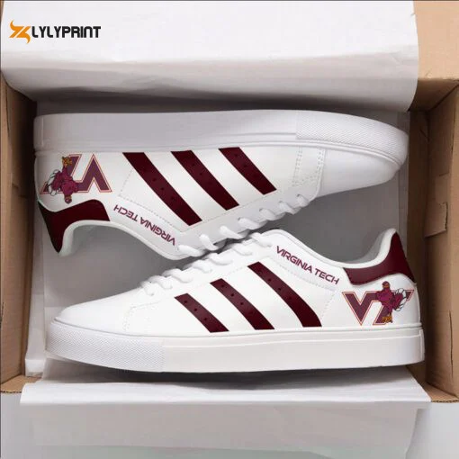 Virginia Tech Hokies Skate Shoes For Men Women Fans Gift  ST0801