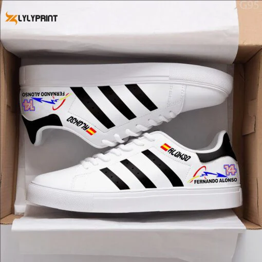 Fernando Alonso Skate Shoes For Men Women Fans Gifta , Trendy Style Sneakers ST0801
