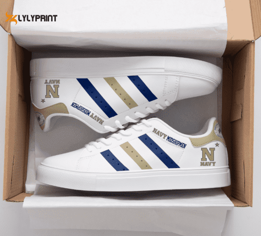 Navy Midshipmen 1 Skate Shoes For Men Women Fans Gift , Trendy Style Sneakers ST0801