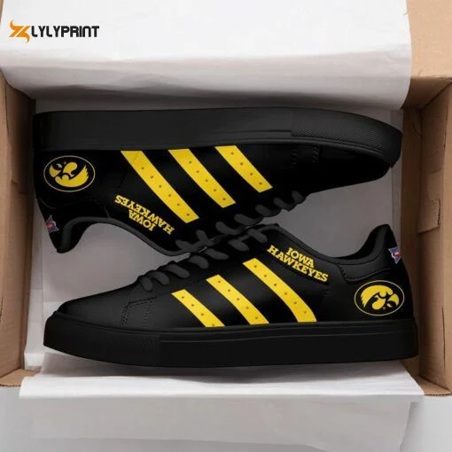 Iowa Hawkeyes Skate Shoes For Men Women Fans Gift r ,Trendy Style Sneakers ST0801