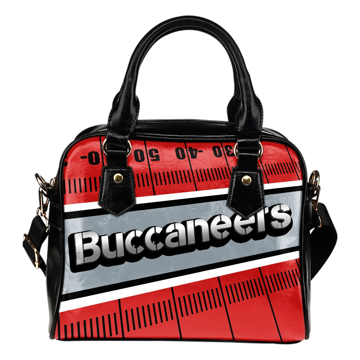 Tampa Bay Buccaneers Silver Name Colorful Shoulder Handbags Sb0801