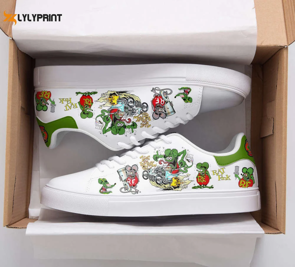 Rat Fink 1 Skate Shoes For Men Women Fans Gift , Trendy Style Sneakers ST0801