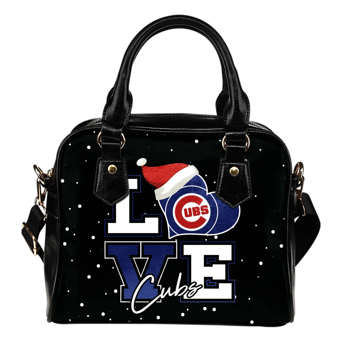 Love Word Christmas Sweet Chicago Cubs Shoulder Handbags Sb0801