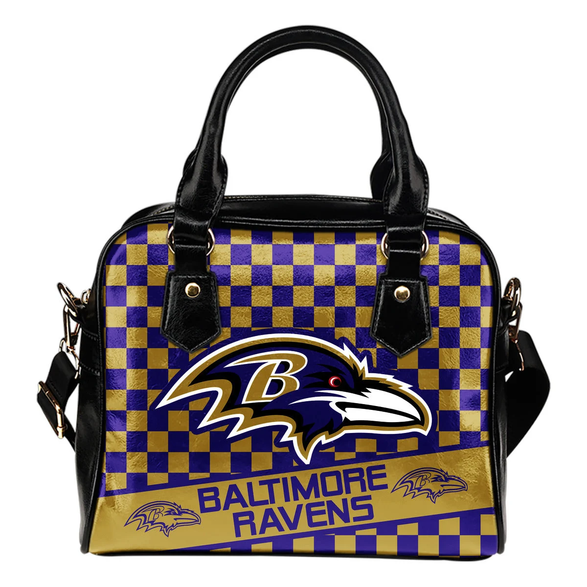 Different Fabulous Banner Baltimore Ravens Shoulder Handbags Sb0801