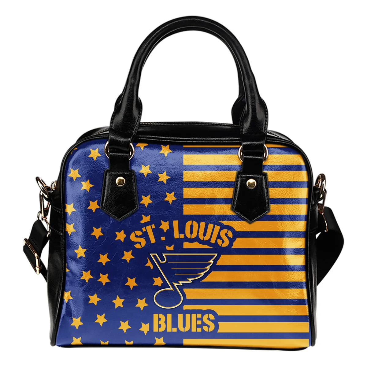 Twinkle Star With Line St. Louis Blues Shoulder Handbags Sb0801