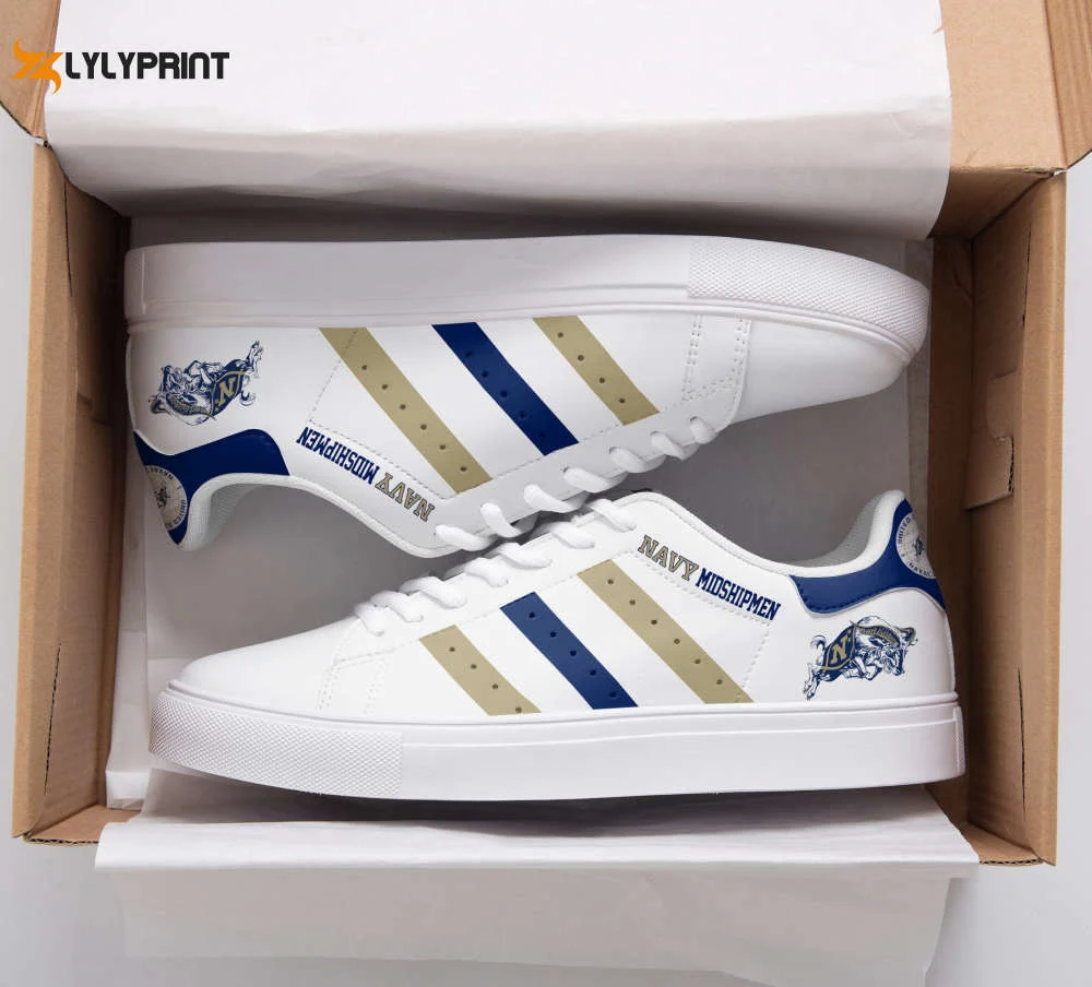 Navy Midshipmen 3 Skate Shoes For Men Women Fans Gift ,Trendy Style Sneakers ST0801