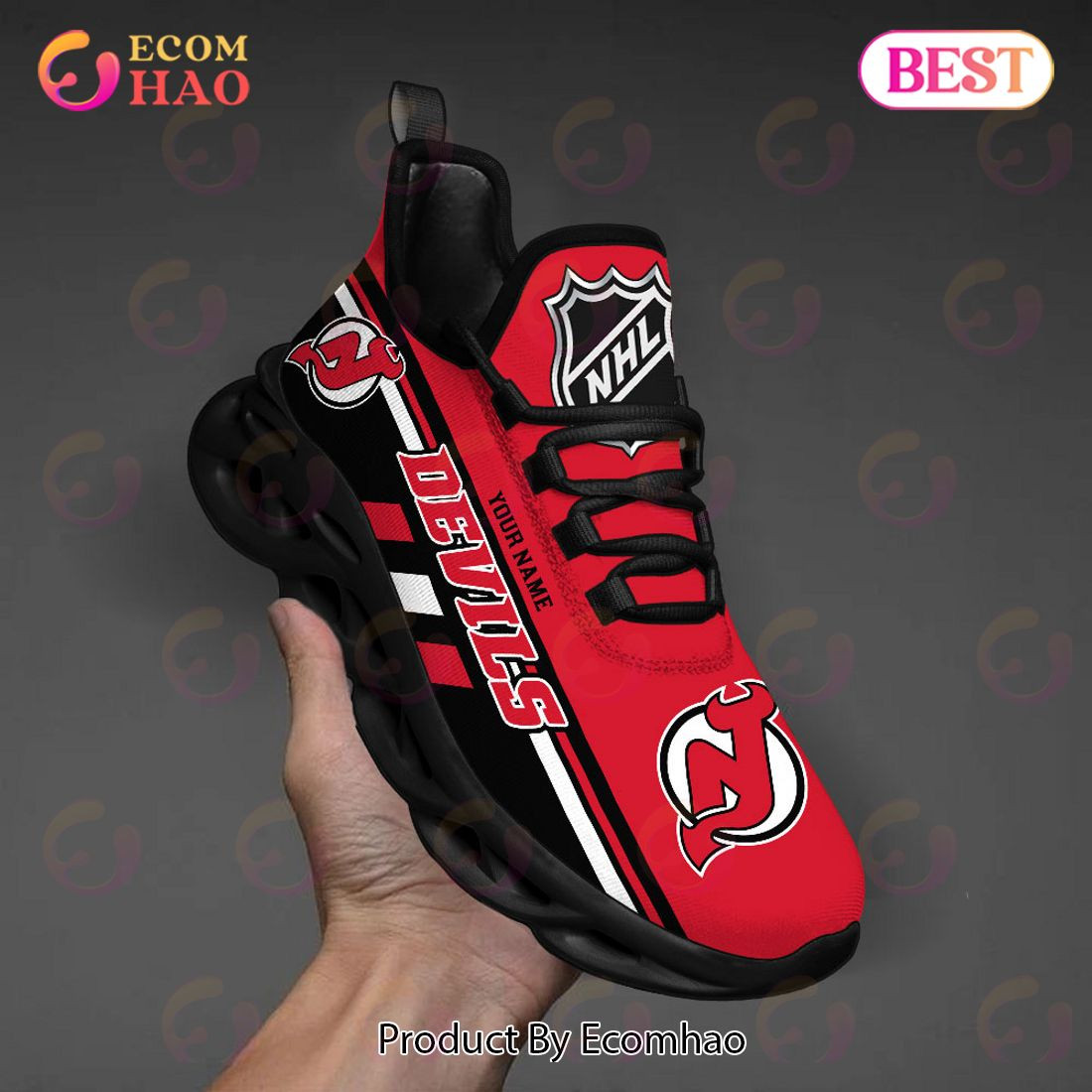 New Jersey Devils Perfect Gift for fans Max Soul Chunky Sneakers, Shoes  Unisex sneakers MS0601