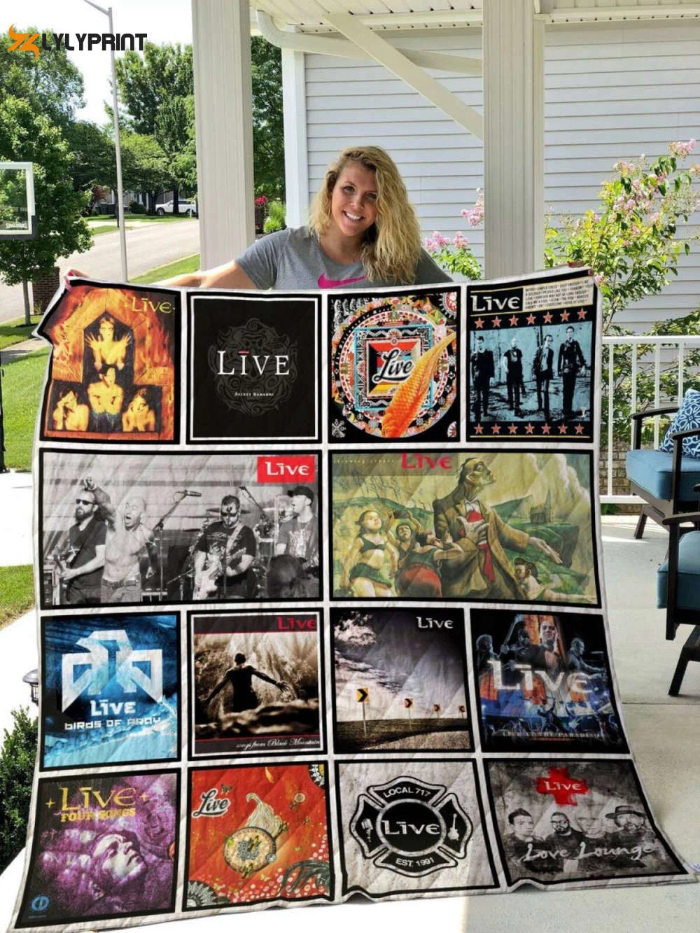 Live Customize Quilt Blanket For Fans Home Decor Gift ,  Soft Quilt, King Size, All Season Cozy Quilt QB0901