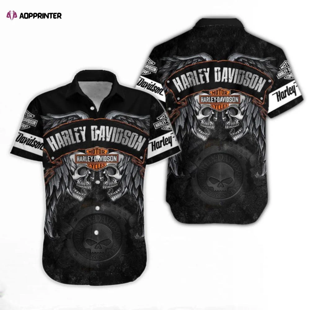 Harley Davidson – Men's 3D Hawaiian shirt HW0601