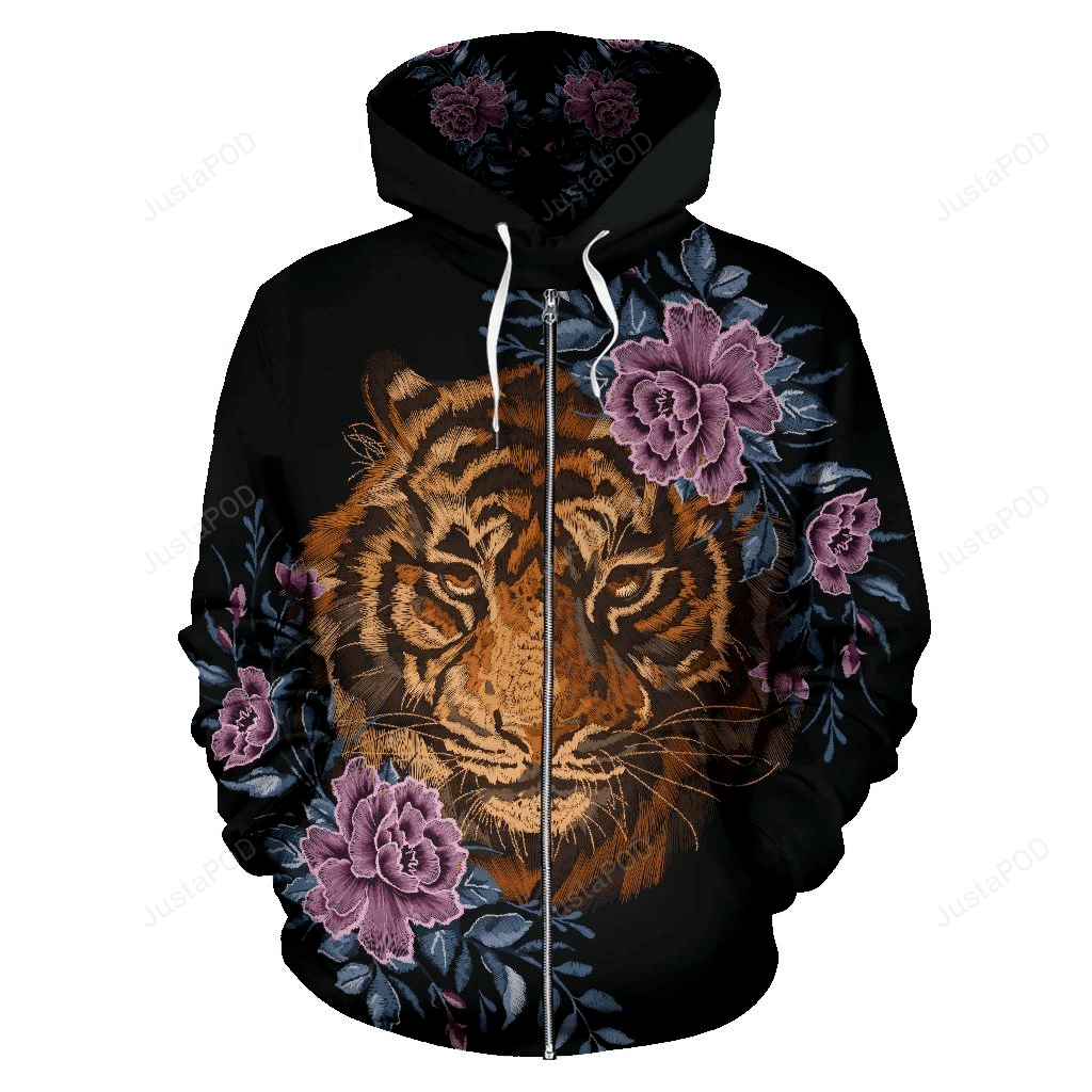 King Tiger 3D All Over Printed Hoodie, Zip- Up Hoodie HZ0501