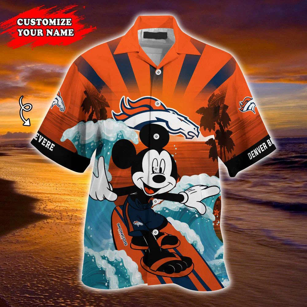Denver Broncos NFL-Summer Customized Hawaii Shirt For Sports Fans HW0601
