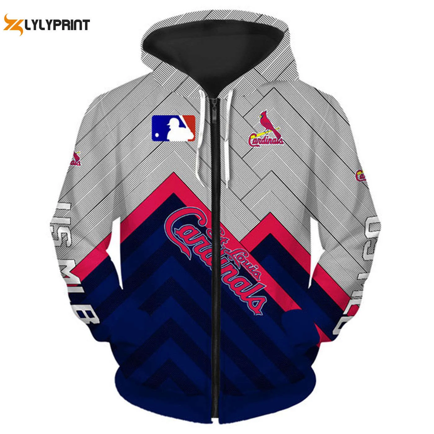 St Louis Cardinals Hoodie & Zip Up Shirt Comfy O Neck Pullover & AOP Design HZ0501