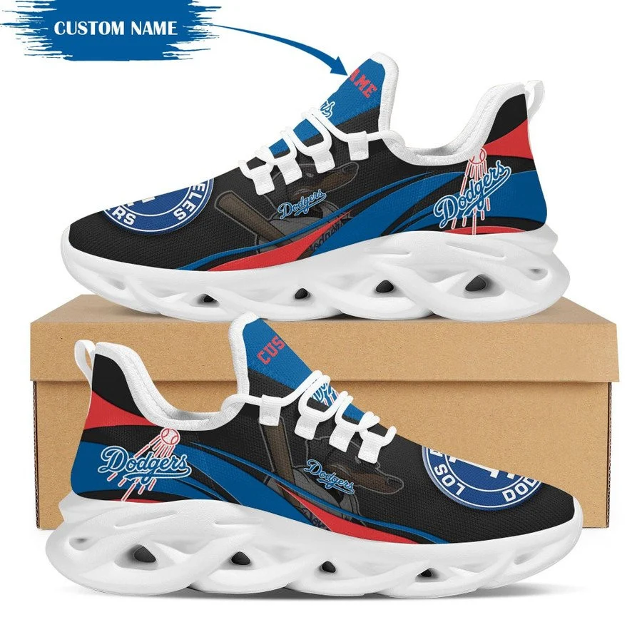 MLB Los Angeles Dodgers Custom Name Max Soul Shoes V2 Custom for Men Women MS0601