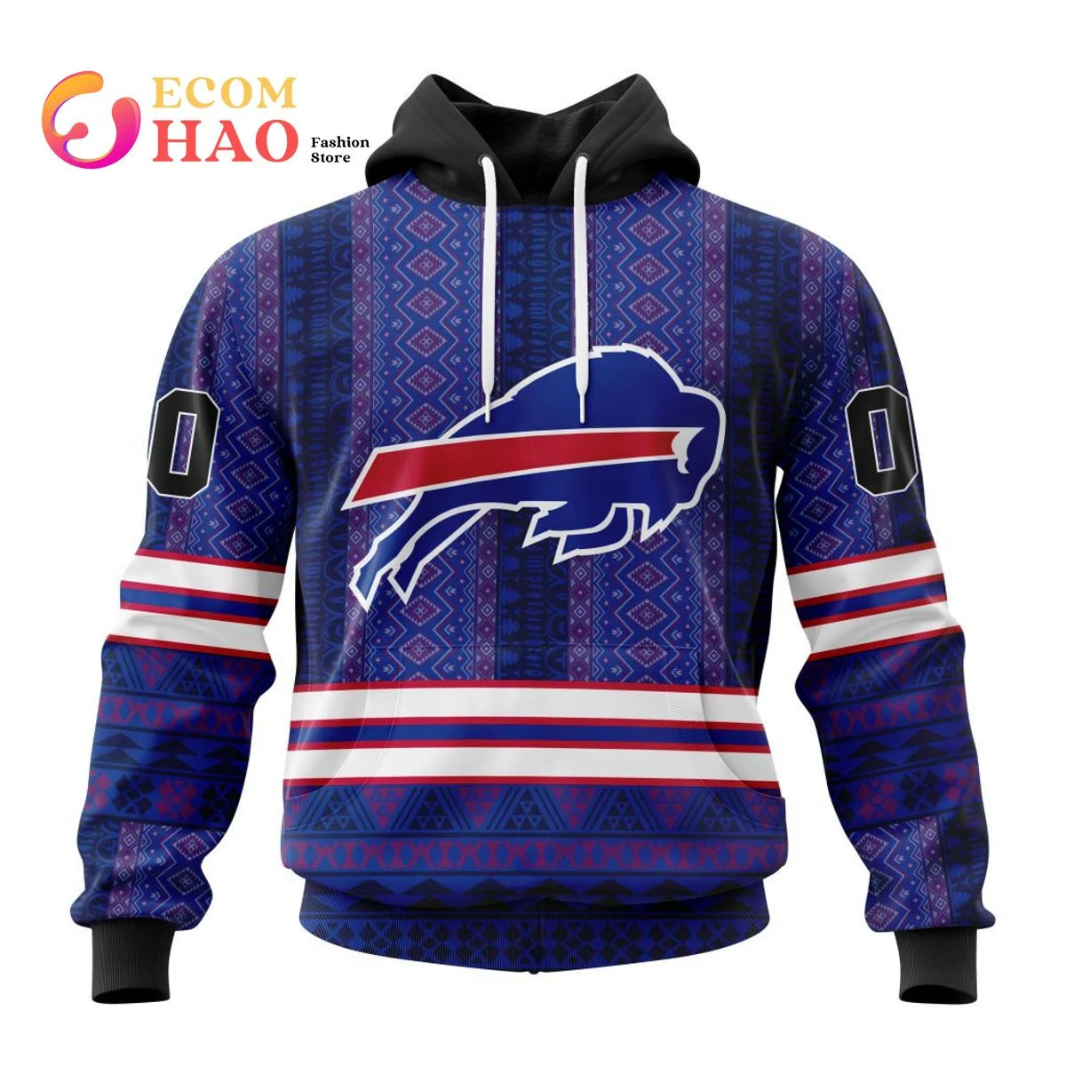 Buffalo Bills Specialized New Native Concepts 3D Hoodie, Zip Hoodie, Man - Women, Warm, Premium Quality HZ0501