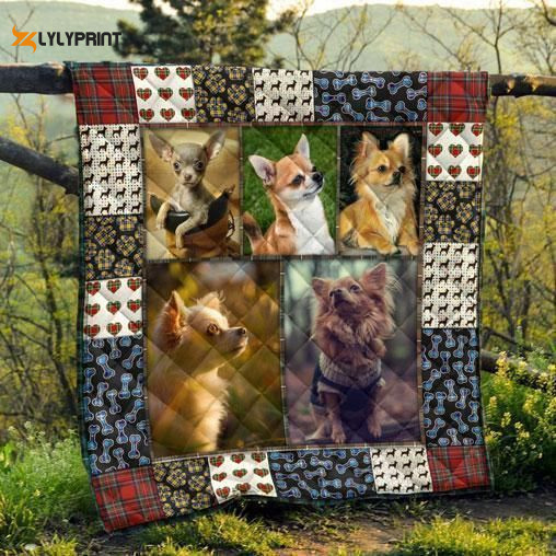 A Beauty Chihuahua 3D Customized Quilt , Soft Quilt, King Size, All Season Cozy Quilt QB0901