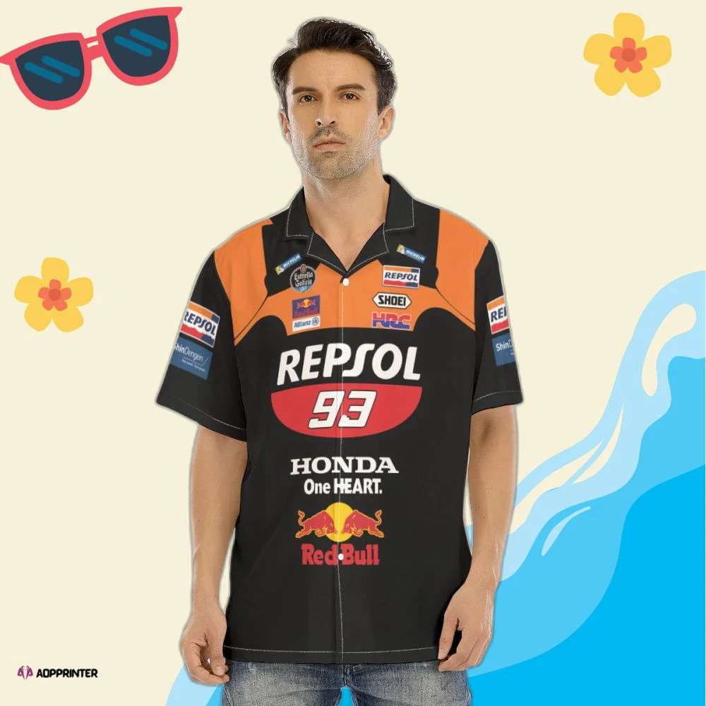 Marc Juez Repsol Honda Racing Red Bull – Red Bull Hawaiian Shirt HW0601