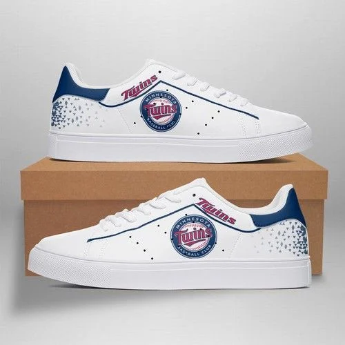 MLB Minnesota Twins Stan Smith Shoes V2 Unisex Women Men, Trendy Style Sneakers ST0801
