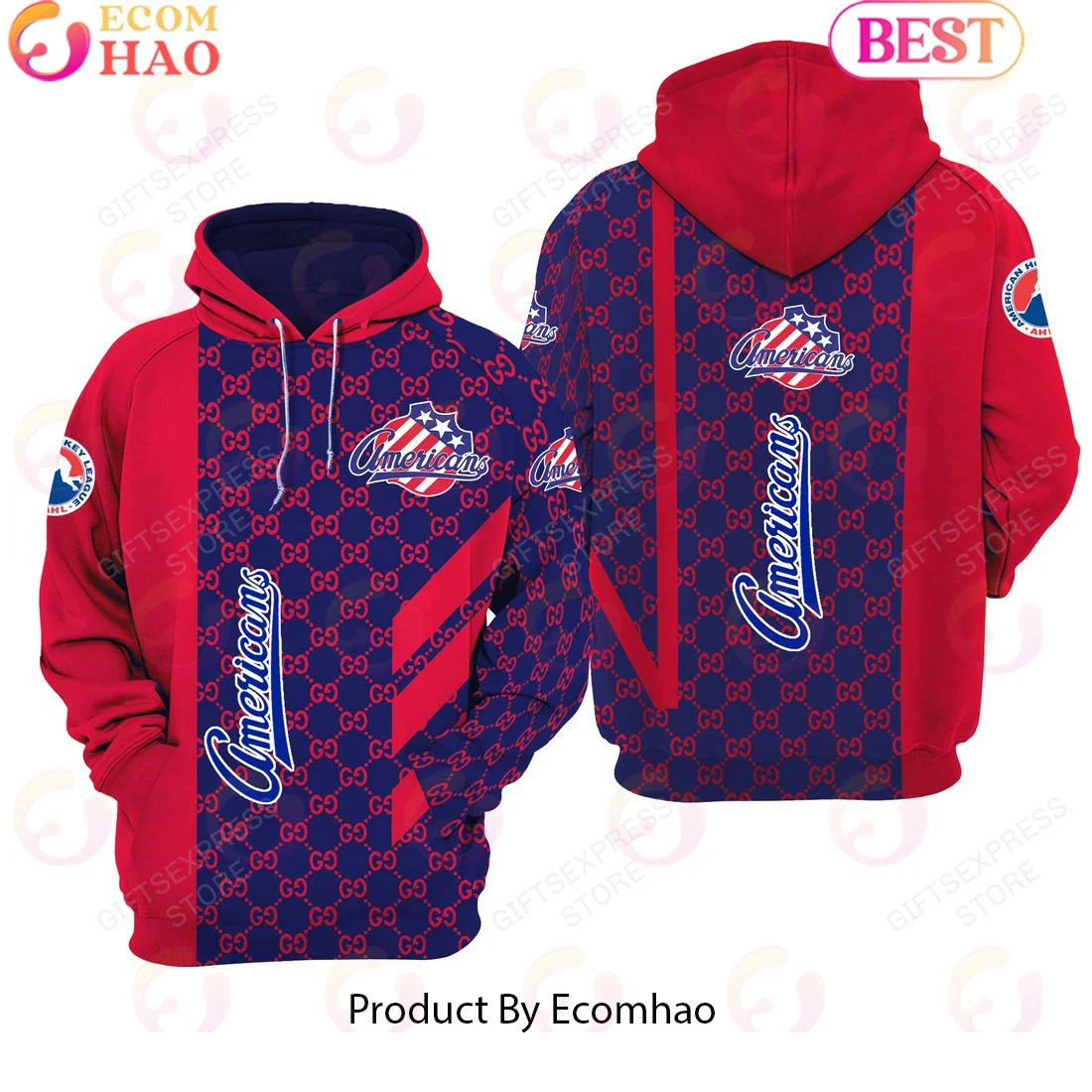 AHL Rochester Americans Luxury Style Hoodie, Zip Hoodie, Man - Women, Warm, Premium Quality HZ0501