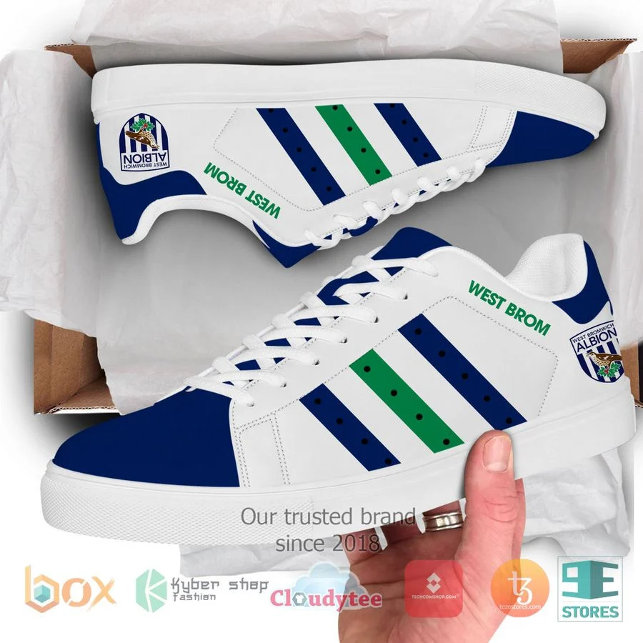 EFL West Brom White Stan Smith Shoes V2 , Trendy Style Sneakers ST0801