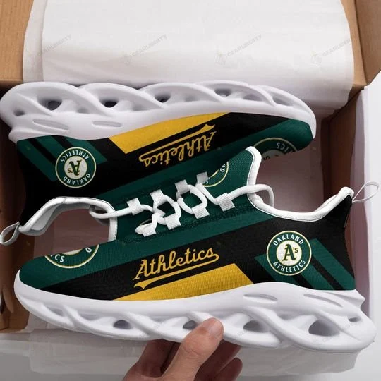 Custom MLB Oakland Athletics Max Soul Shoes V2 Sneaker MS0601
