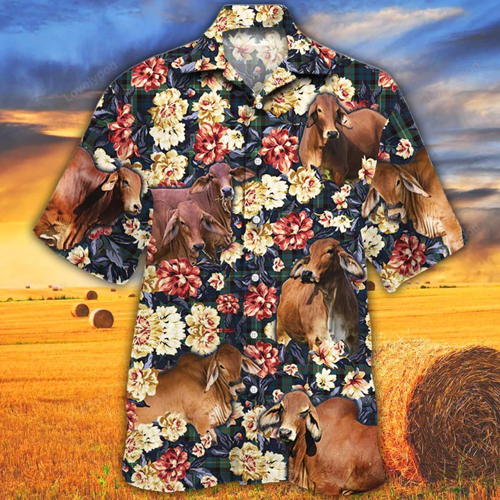 Cow Hawaiian Shirt, Farm Hawaiian Shirt, Summer Hawaiian Shirt, For Men Women HW0601