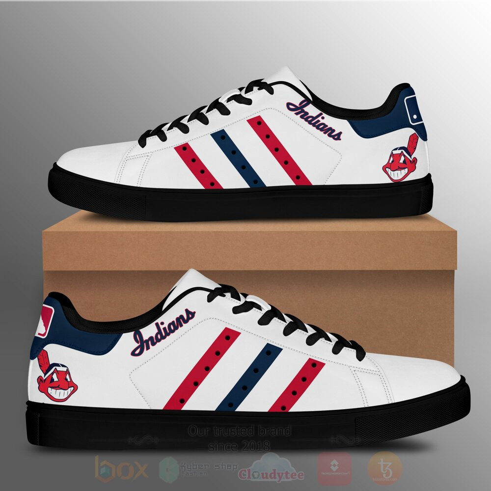 MLB Cleveland Indians Stan Smith Shoes V1 Custom for Men Women, Trendy Style Sneakers ST0801