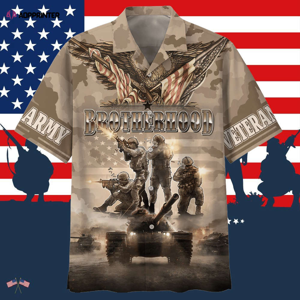 Army War And Brotherhood Hawaiian Shirt HW0601
