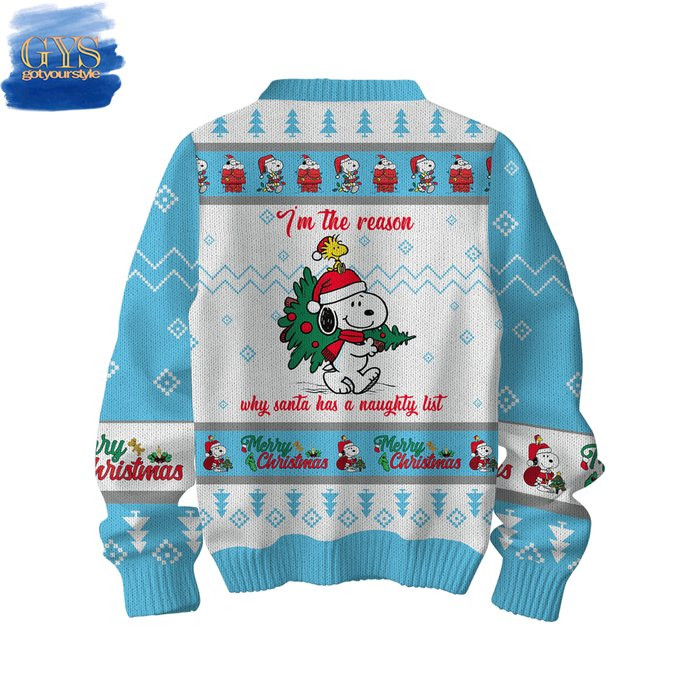 Snoopy Merry Christmas Ugly Sweater , Cozy Soft Unisex Pullover SW0601