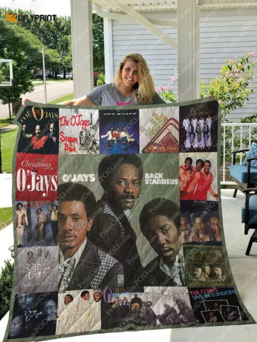 The O'Jays 1 Quilt Blanket For Fans Home Decor Gift ,  Soft Quilt, King Size, All Season Cozy Quilt QB0901