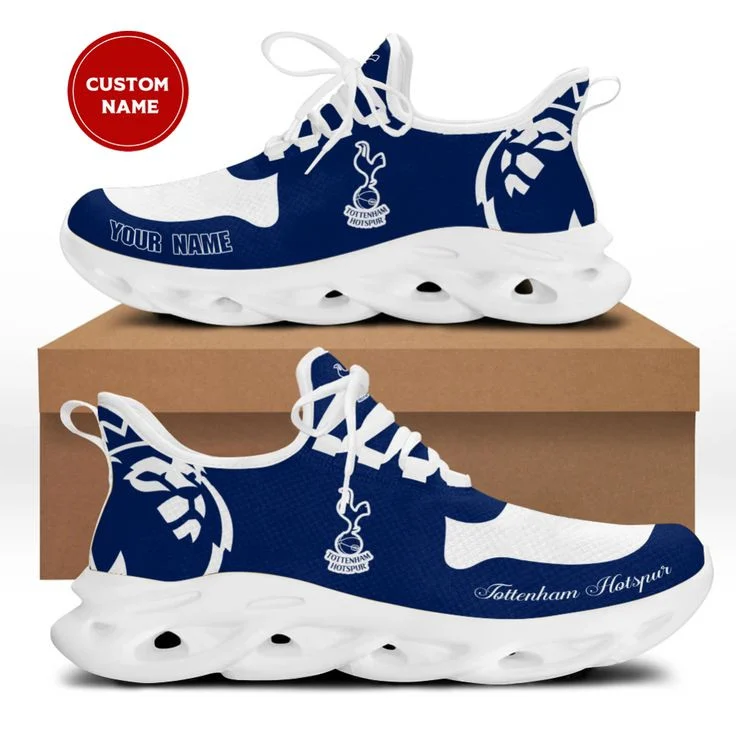Custom Tottenham Hotspur FC Custom Name Navy Max Soul Shoes V6 Unisex Women Men MS0601