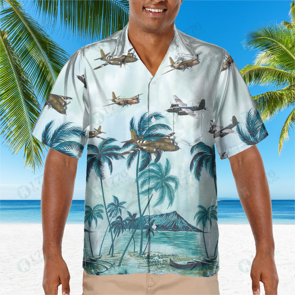 B 26 Marauder Pocket Hawaiian Shirt, Gift For Men Women, Gift For Men Women HW0601