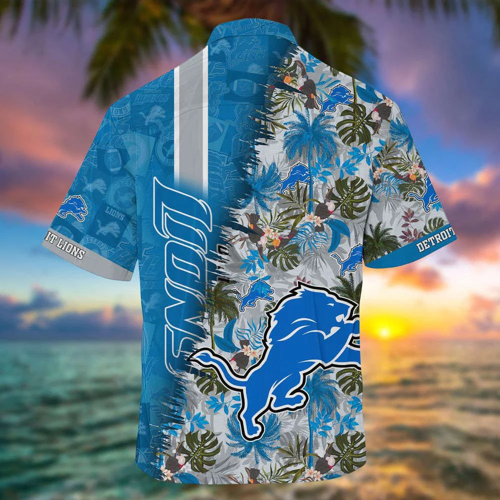 Detroit Lions NFL-Summer Hawaii Shirt And Shorts For Your Loved Ones HW0601