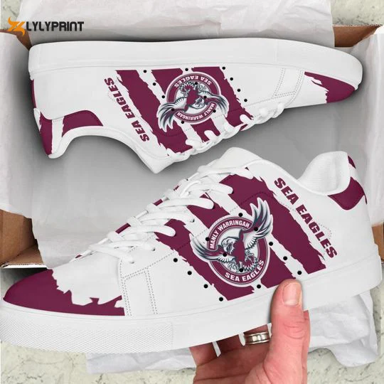 Manly Warringah Sea Eagles Skate Shoes For Men Women Fans Gift  ST0801