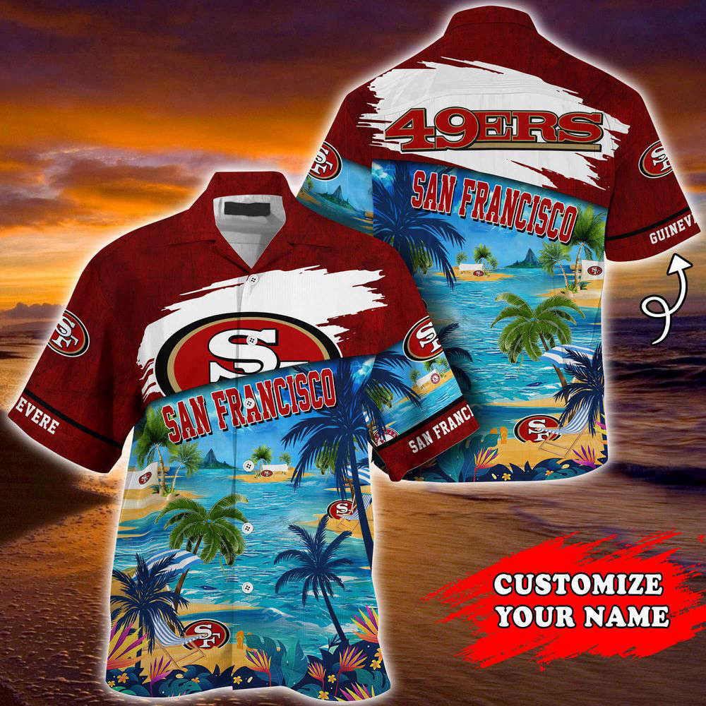 San Francisco 49ers NFL-Customized Summer Hawaii Shirt For Sports Fans HW0601