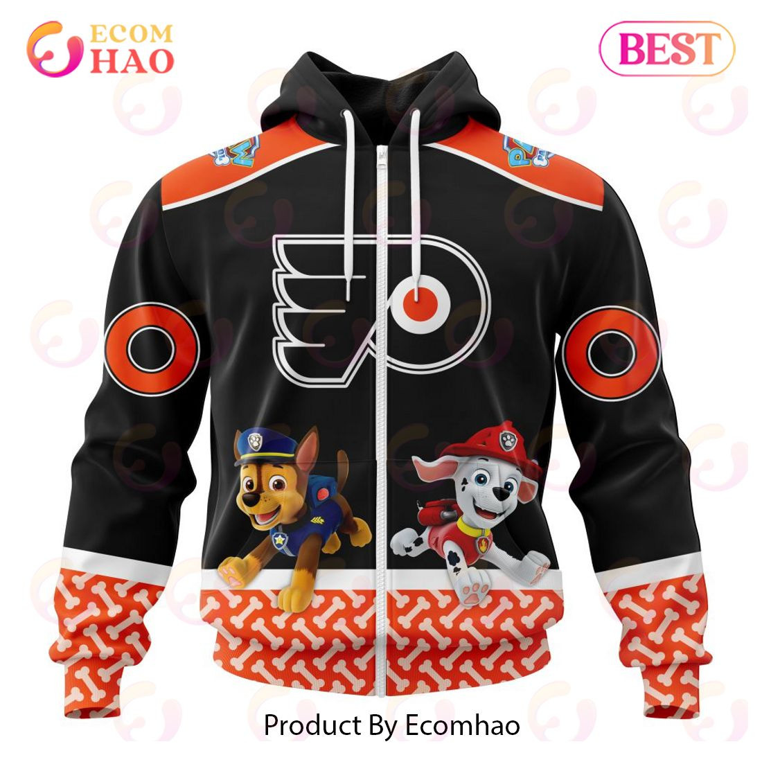 Philadelphia Flyers Special Paw Patrol Design 3D Hoodie, Zip Hoodie, Man - Women, Warm, Premium Quality HZ0501