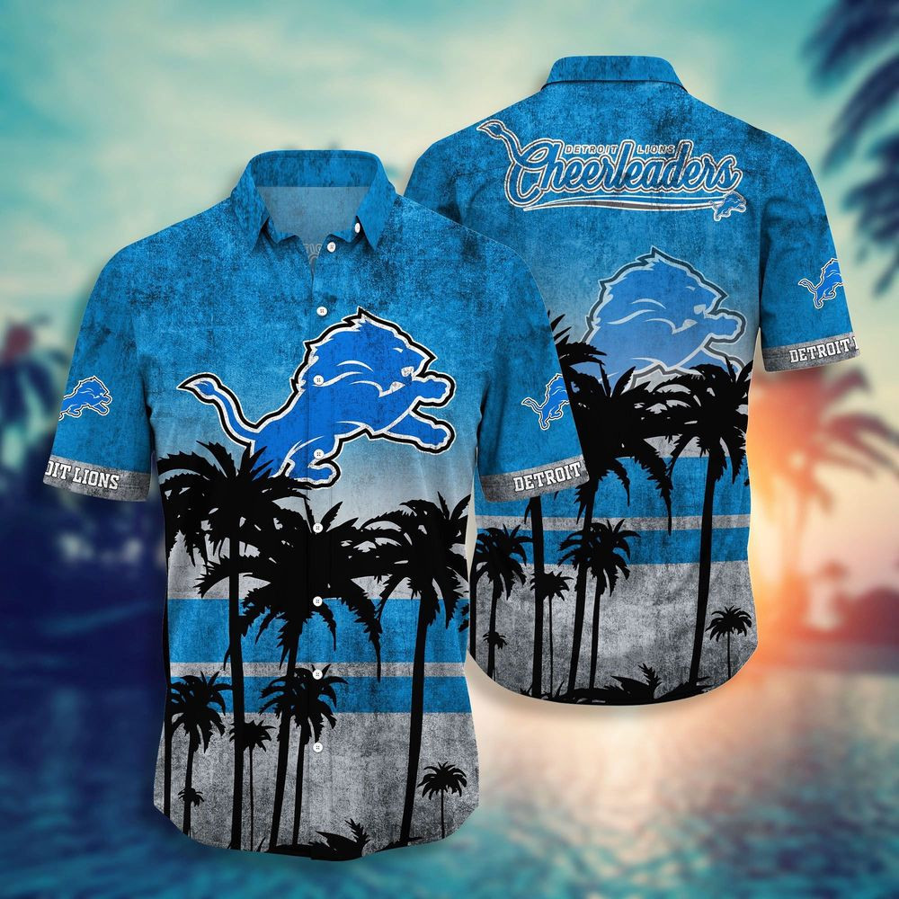Detroit Lions NFL-Hawaii Shirt Short Style Hot Trending Summer For Men And Women HW0601