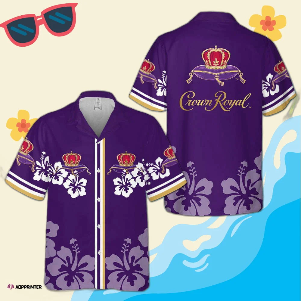 Crown Royal Hibicus Hawaiian Shirt HW0601