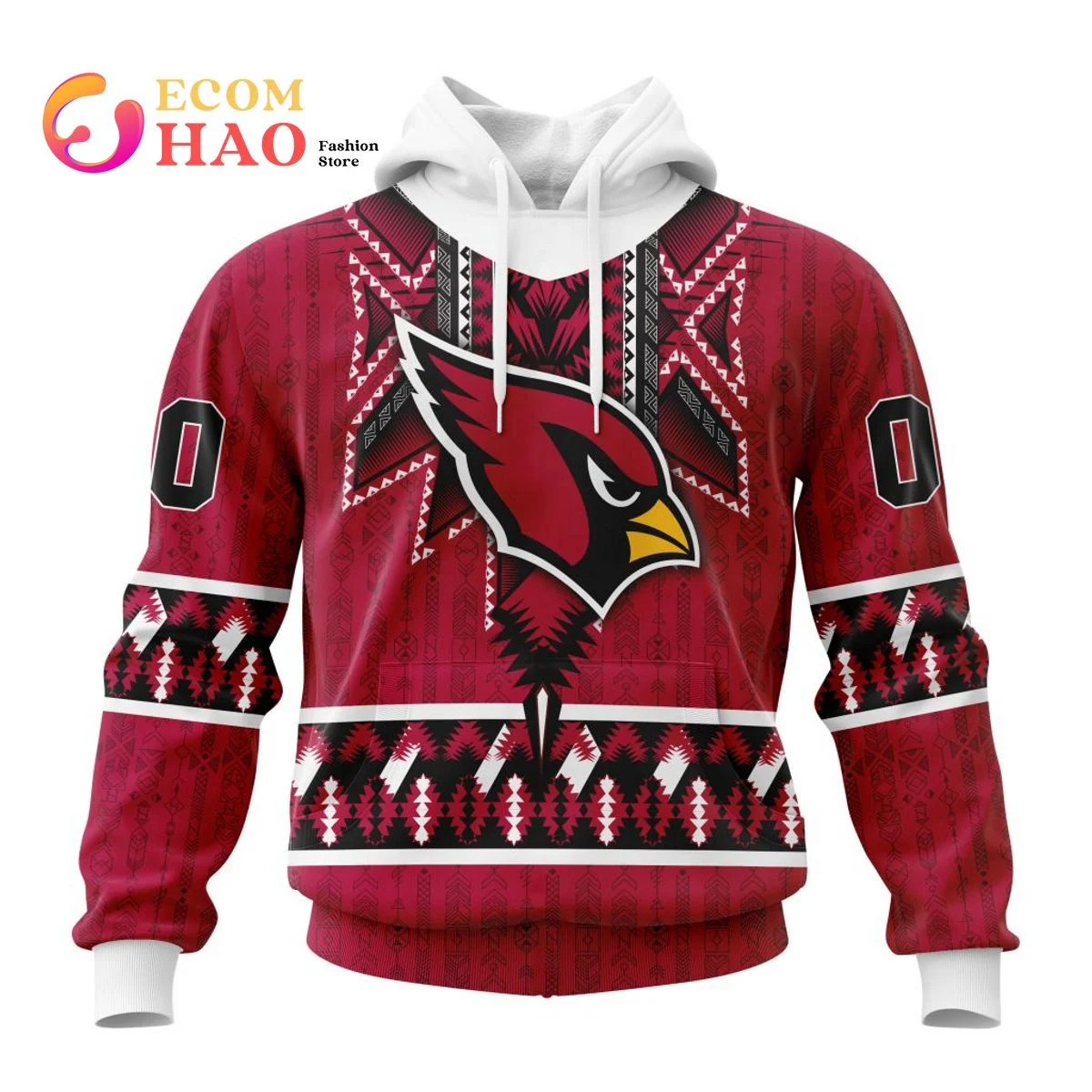 Arizona Cardinals Specialized New Native Concepts 3D Hoodie, Zip Hoodie, Man - Women, Warm, Premium Quality HZ0501