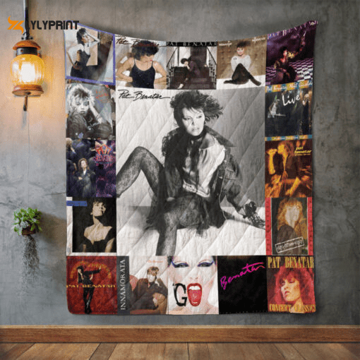 Pat Benatar Quilt Blanket For Fans Home Decor Gift ,  Soft Quilt, King Size, All Season Cozy Quilt QB0901