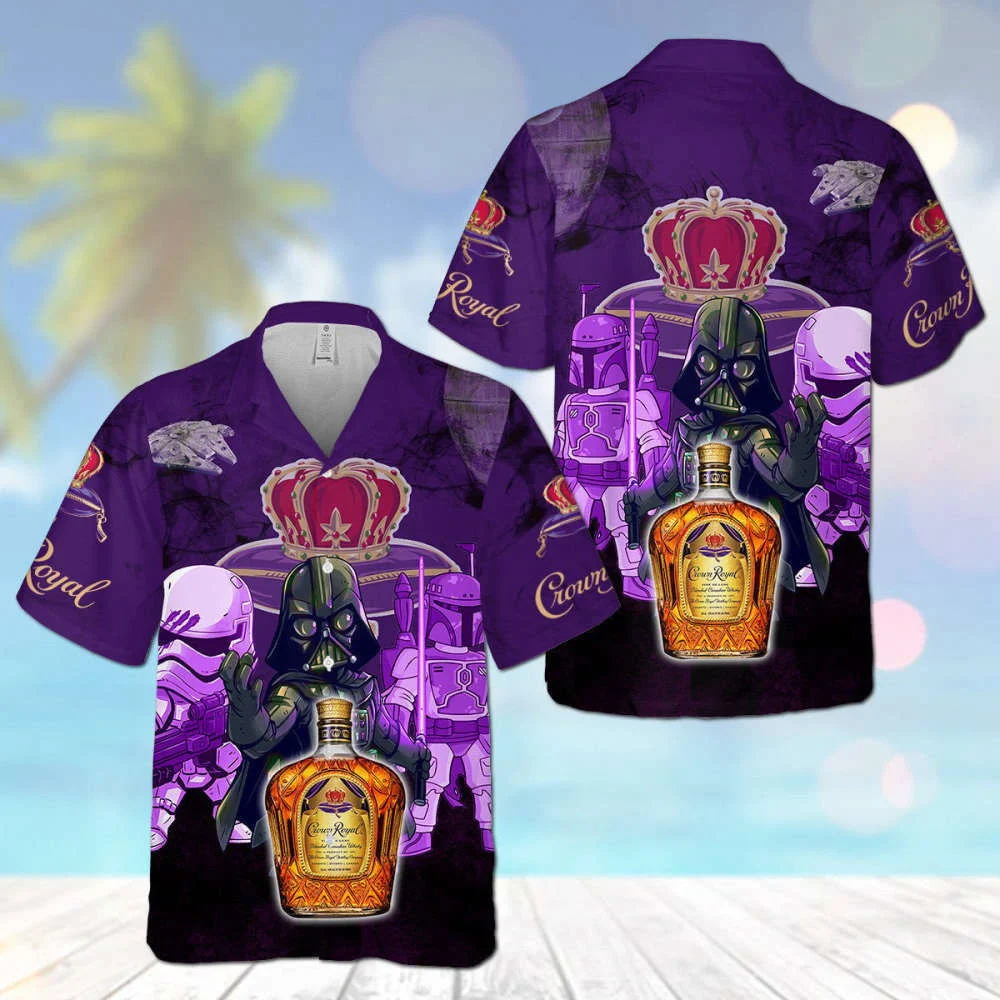 Star Wars Darth Vader Crown Royal Hawaiian Shirt HW0601