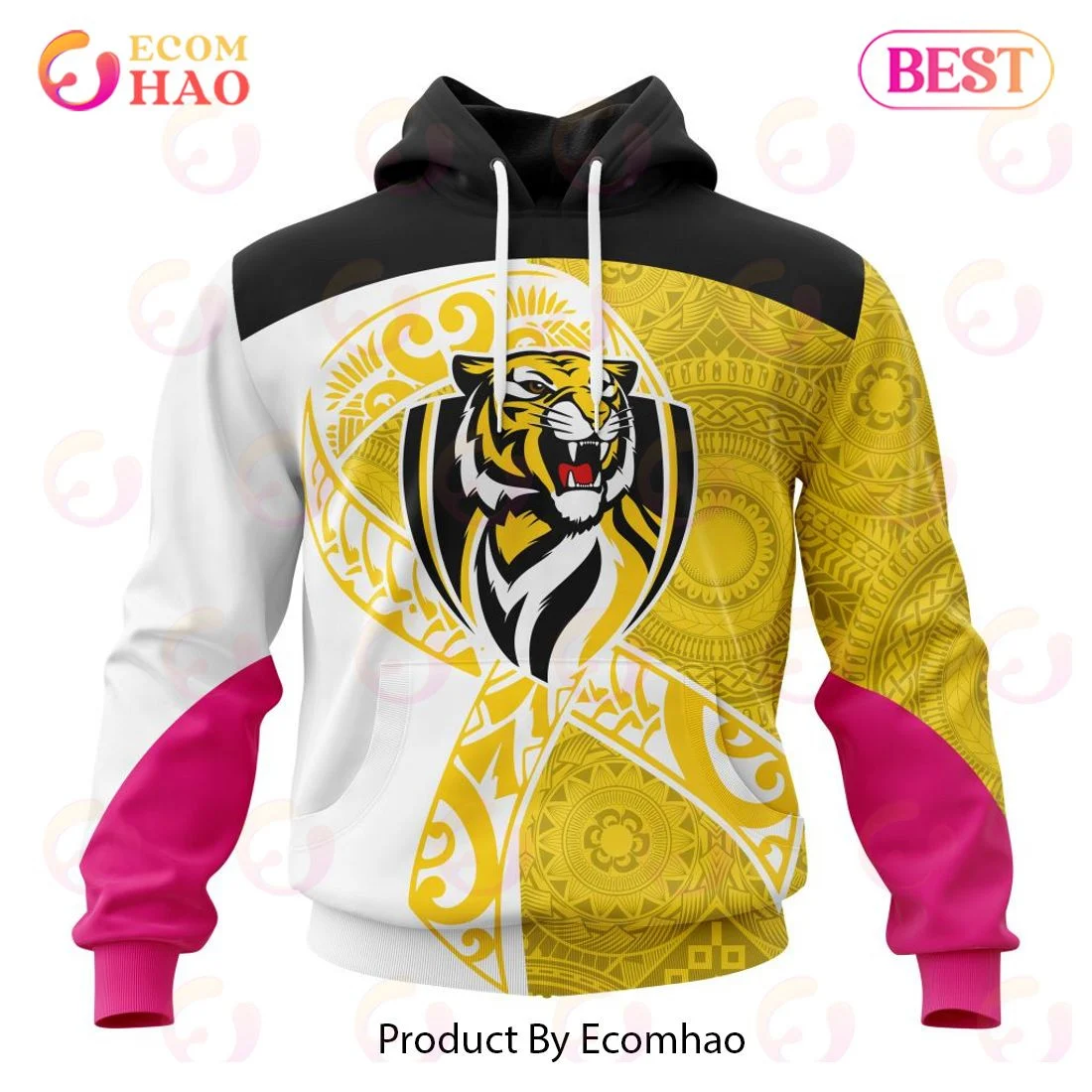 AFL Richmond Specialized Kits Samoa Fight Cancer 3D Hoodie, Zip Hoodie, Man - Women, Warm, Premium Quality HZ0501