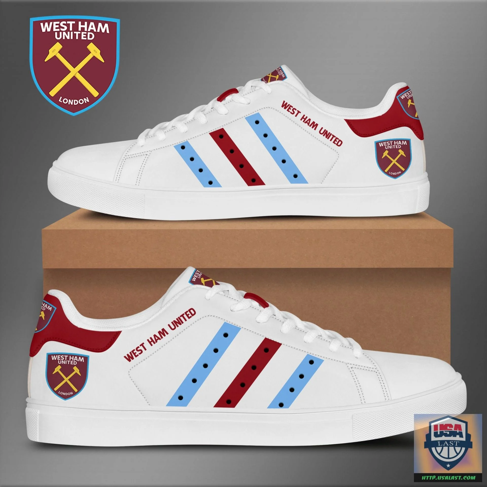 Custom West Ham United FC Special Style Stan Smith Shoes, Trendy Style Sneakers ST0801