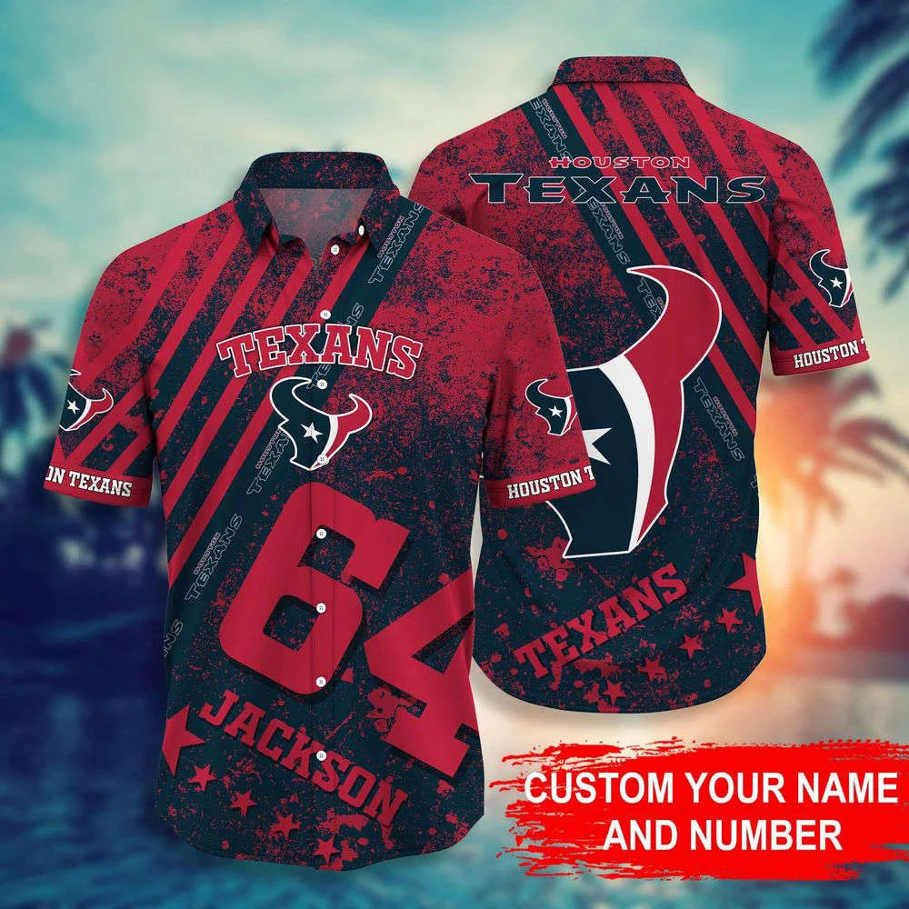 Houston Texans NFL-Personalized Hawaii Shirt Style Hot Trending HW0601